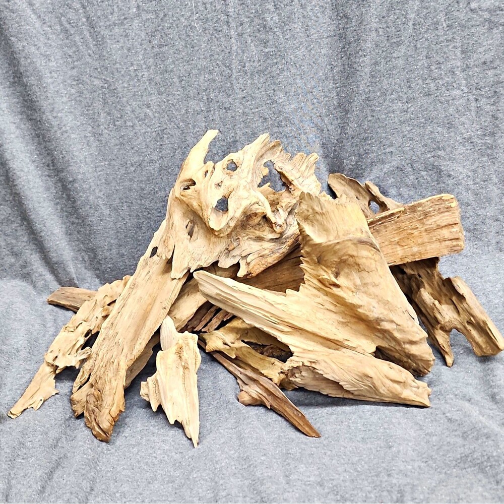 Natural Brown Wood Driftwood/Root Crafting Aquarium Plants Decorations Mixed Lot
